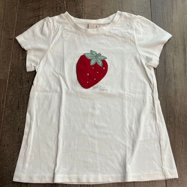プティマイン いちごTシャツ 110センチ