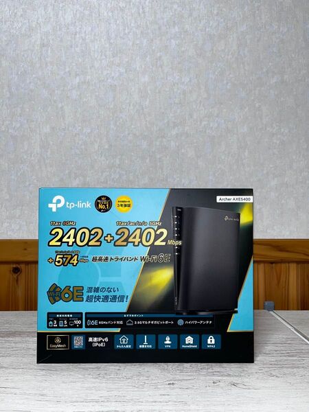 TP-Link Archer AXE5400 Wi-Fi6E ルーター 無線LAN