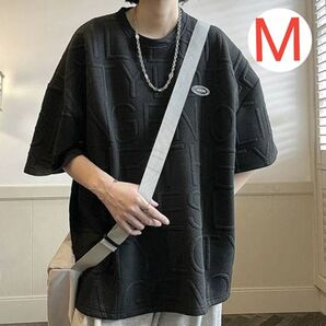 メンズ 半袖 黒 tシャツ シンプル おしゃれ ストリート ゆったり