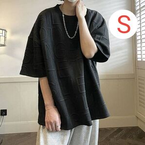 メンズ 半袖 黒 tシャツ シンプル おしゃれ ストリート ゆったり
