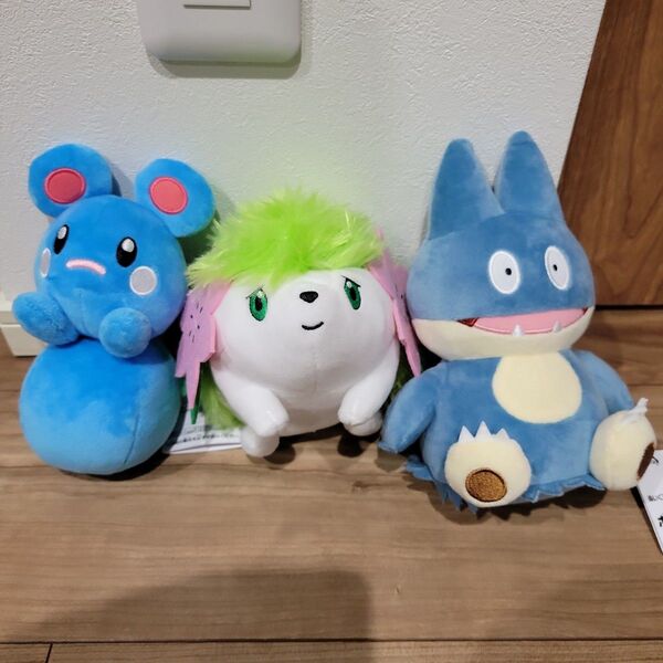 ポケモン ぬいぐるみ 3個セット ルリリ&ゴンベ&シェイミ