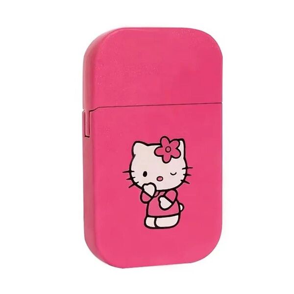 喫煙具 キャラクターグッズ zippo型ガスライター可愛いキティちゃんデザインターボライター 新品未使用