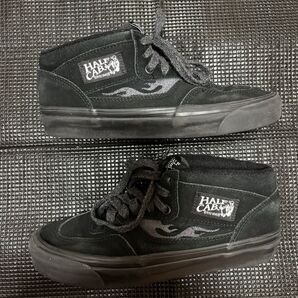 VANS HALF CAB 33 DX FLAME BLACK 25㎝