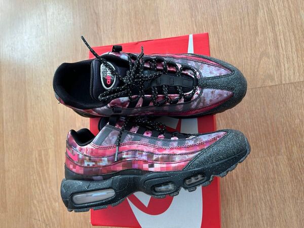 NIKE AIR MAX 95 QS ピンク×ブラック チェリーブラッサム さくら 桜 28.5 10.5 CU6723-076