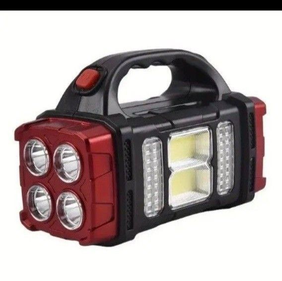 【懐中電灯 】新品未使用 高輝度COBライト LEDワーキングライト USB充電 釣りキャンプ アウトドア 防災 ポータブルライト