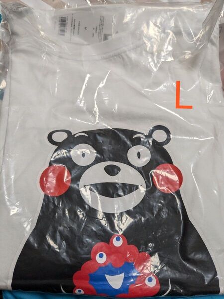 新品未開封★EXPO2025ミャクミャク【くまモン】半袖Tシャツ仲良し ホワイト L
