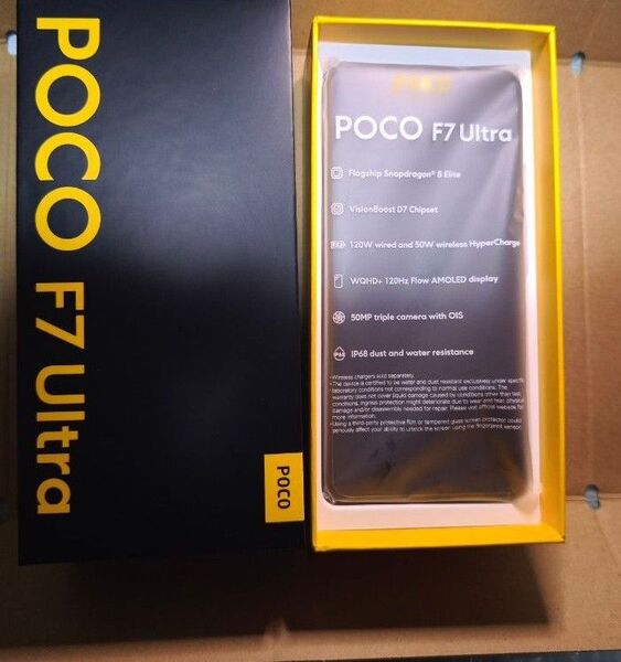 Xiaomi 国内版 【SIMフリー】 POCO F7 Ultra イエロー 12GB 256GB