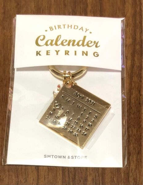 SUPER JUNIOR EUNHYUK SMTOWN STORE グッズ バースデー キーリング ゴールド ウニョク
