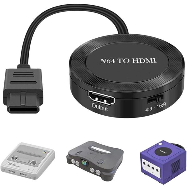 【新品未使用・送料無料】マルチ変換 HDMIコンバーター スーパーファミコンなど