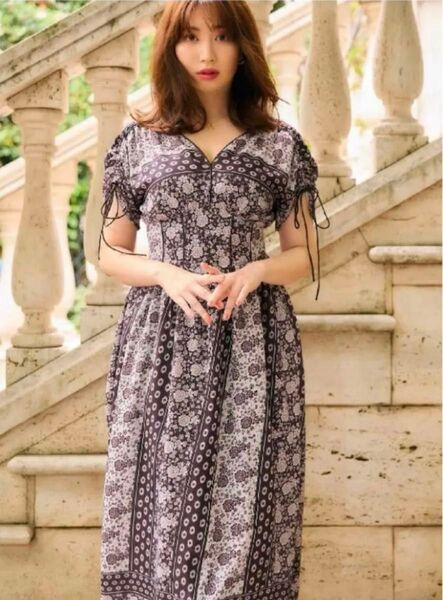 Herlipto Casablanca Volume Sleeve Dress Sサイズ