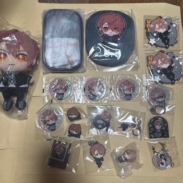 カラフルピーチ うり ワンダーランド ラウンドワン極楽湯 魔法学園 アクリルキーホルダー ラバー アクスタ