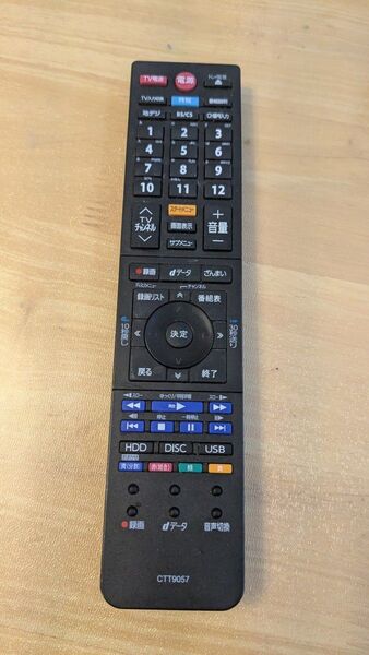 リモコン CTT9057 東芝 ブルーレイディスクレコーダー用互換リモコン