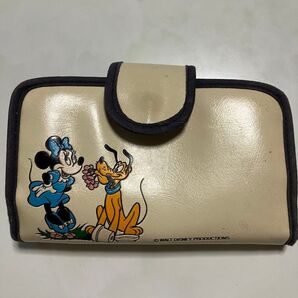Disney ミッキー&プルート ヴィンテージ 財布 手提げ