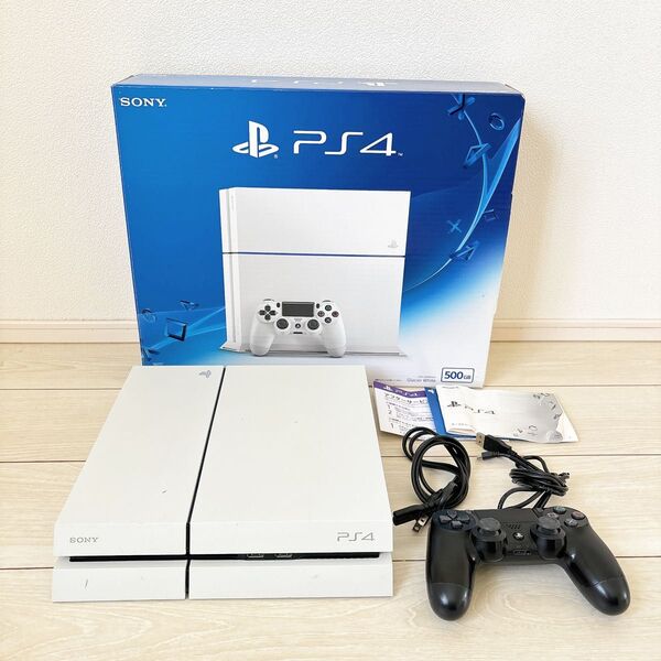 PlayStation 4 500GB ホワイト PS4 プレイステーション4
