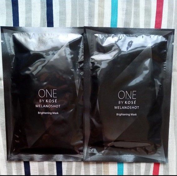 ONE BY KOSE メラノショット ブライトニングマスク ワンバイコーセー メラノショットW マスク×2☆美白 コウジ酸