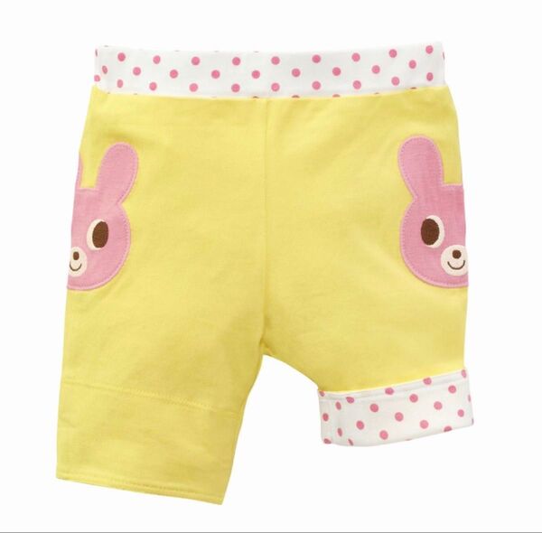 【タグ付き新品未使用】MIKIHOUSE ミキハウス ホットビスケッツ ハーフパンツ 6分丈 100