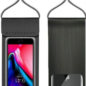 【スマホ防水ケース】スマホ用ネックストラップケース クリアポーチ