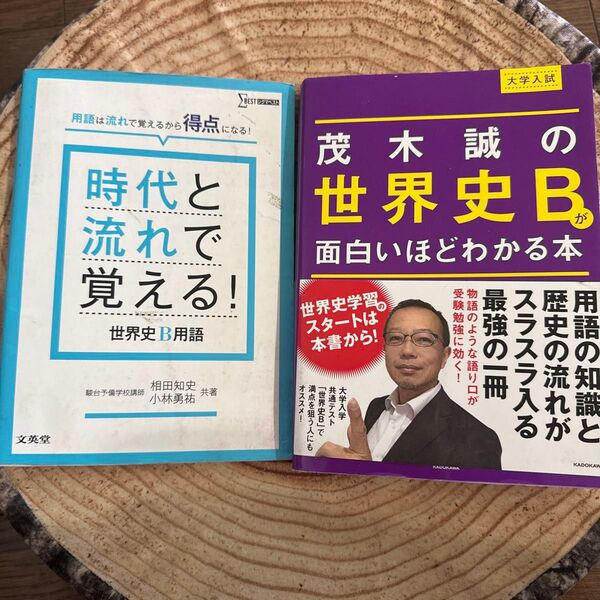 世界史参考書セット 時代と流れで覚える世界史B用語/茂木誠の世界史Bが面白いほどわかる本