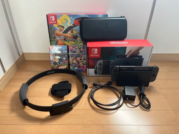Nintendo Switch 本体 + リングフィット+ マリオカート8 最終値下げ中