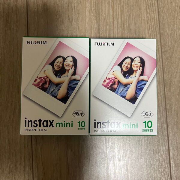FUJIFILM instax mini チェキフィルム 20枚(10枚×2パック) 富士フイルム