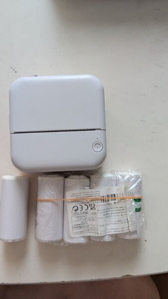 サーマルプリンター 感熱ロール紙個セットシールタイプ