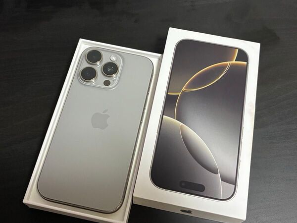 iPhone 16 Pro 256GB ナチュラルチタニウム SIMフリー Apple 箱付
