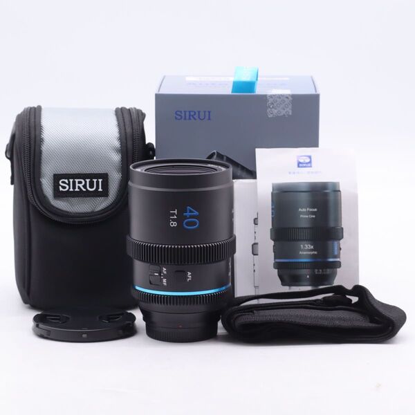 SIRUI 40mm T1.8 1.33X アナモルフィックレンズ Eマウント