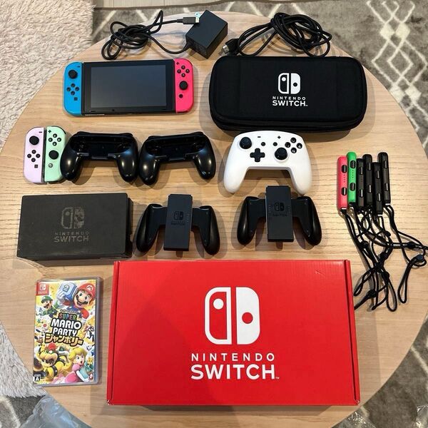 【Nintendo Switch 本体】【スーパーマリオジャンボリー】【SDカード128GB】その他 セット