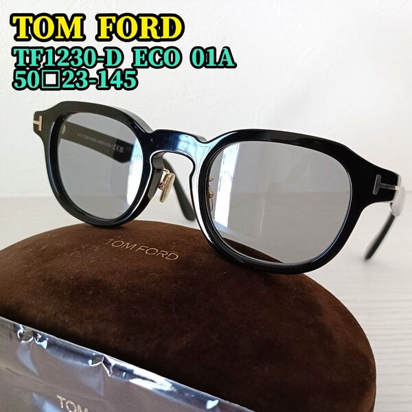 TOMFORD トムフォード 2025年 ウェリントン TF1230-D ECO 01A 50□23-145 日本企画 サングラス