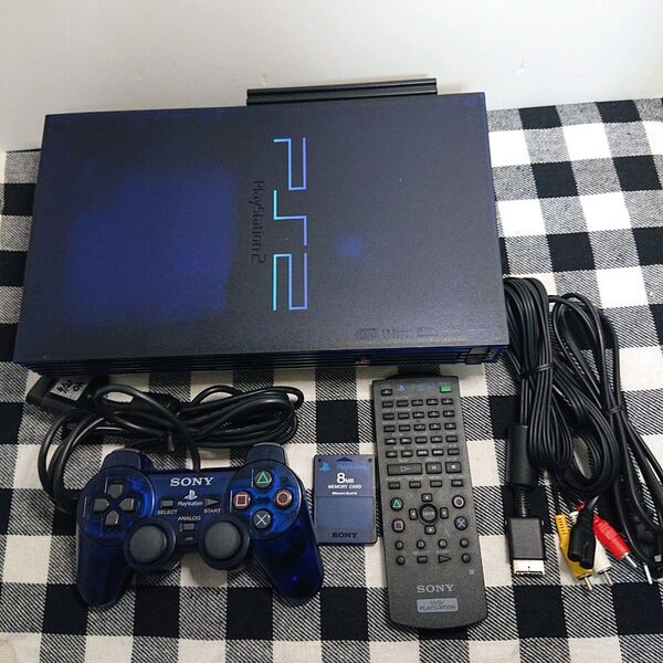 【分解洗浄済】 PS2 SCPH-50000 ミッドナイトブルー