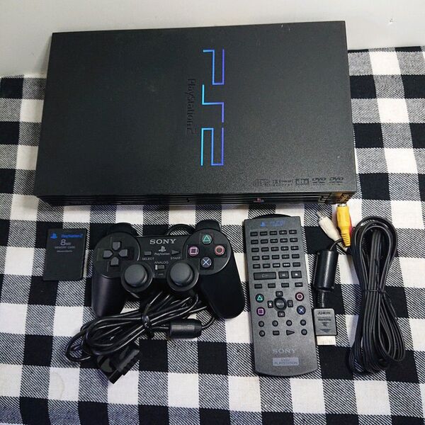 【分解洗浄済】 SONY PS2 SCPH-50000 ミッドナイトブラック