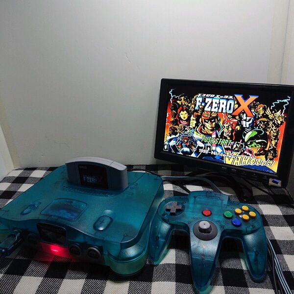 【分解洗浄済】ニンテンドー64 クリアブルー
