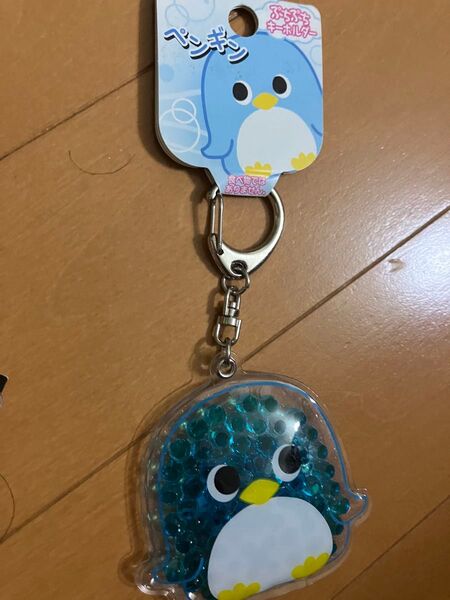 ペンギン ぷちぷちキーホルダー ブルー