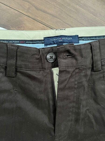 TOMMY HILFIGER GOLF トミーヒルフィガー ゴルフ ズボン ブラウン チノパンツ ウエスト80センチ 32インチM