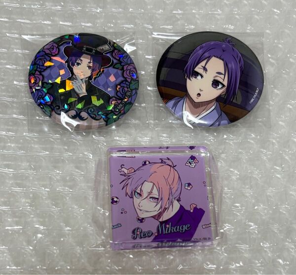 ブルーロック 御影玲王 Aniqueアクリルブロック、肉汁餃子ダンダダン、Alice缶バッジ