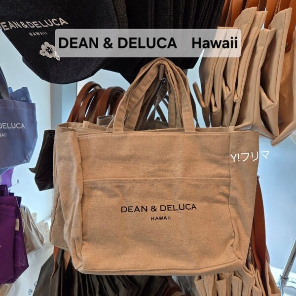 【新品未使用】DEAN&DELUCA ハワイ限定 バッグインバッグ L バッグ キャンバス トートバッグ
