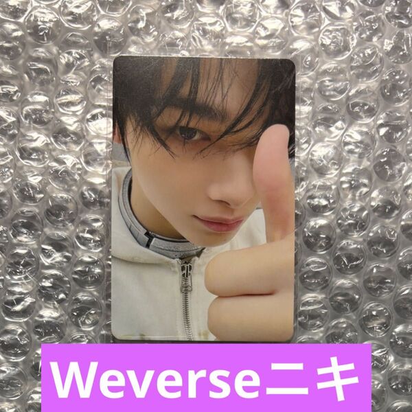 ENHYPEN エナプ CD 特典 トレカ weverse ウィバース ニキ DESIRE:UNLEASH ENGENE