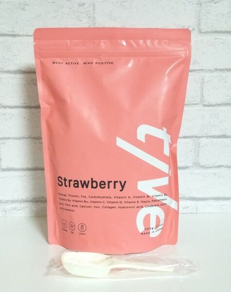 tive ティブ Wプロテイン いちご味 500g