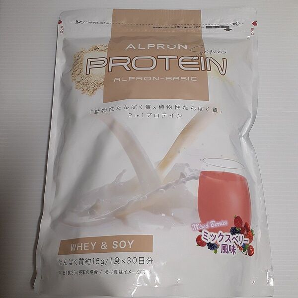 ALPRON WHEY&ソイ ミックスベリー風味 750g