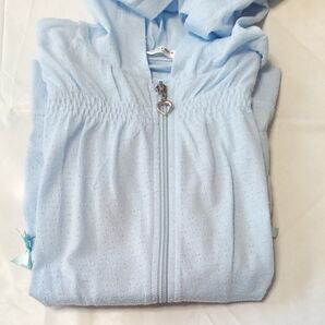 半袖パーカー 水色 150センチ