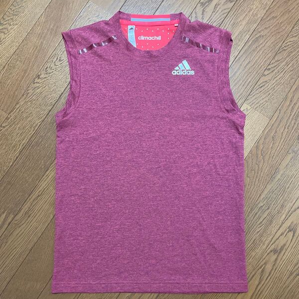 アディダス ノースリーブTシャツ adidas climachill ノースリーブ ランニング