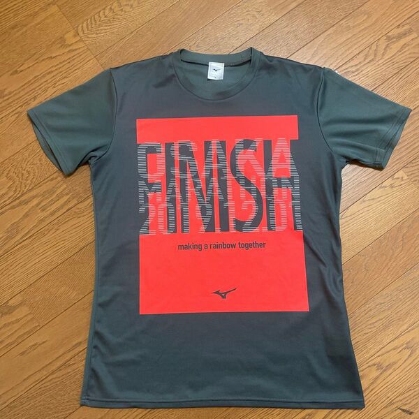 【ミズノ製】ランニング半袖Tシャツ Mサイズ 大阪マラソン2019 フィニッシュTシャツ