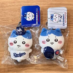 ちいかわ×MLB TOKYO SERIESマスコット(ハチワレ)ドジャース・カブス2点セット