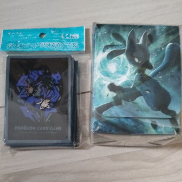 スリーブ ポケモンカード デッキシールド サプライ ルカリオ メタル デッキケース