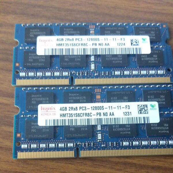 PC3-12800S 4GBx2(8GB)
