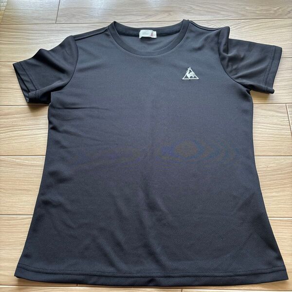 le coq sportif Tシャツ ブラック レディース スポーツウェア