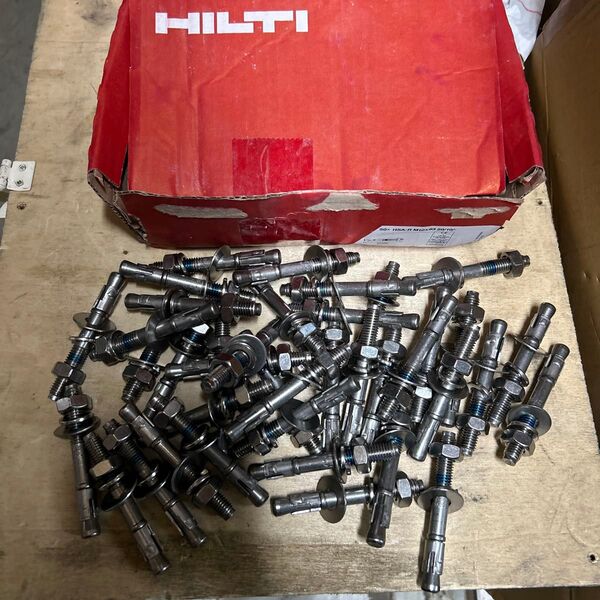 HILTI ステンレス製 ウェッジ式アンカー M10×39本長さ80mm
