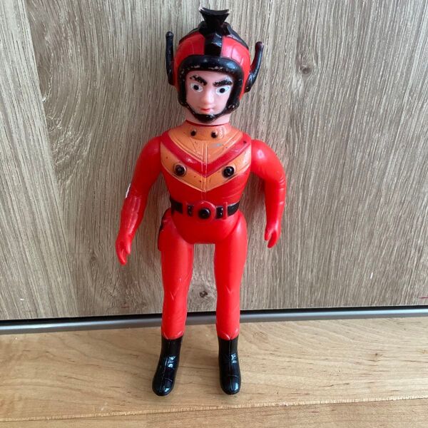 当時物 ブルマァク 五隊員セット TAC隊員 ソフビ タック ウルトラマンA