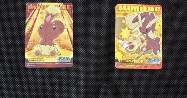 ポケモンキッズ キメ技 カード ミミロル&ミミロップ