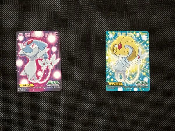 ポケモンキッズ キメ技 カード アグノム&ユクシー